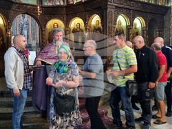 Търговище - храм „Св. Йоан Рилски“ - служба