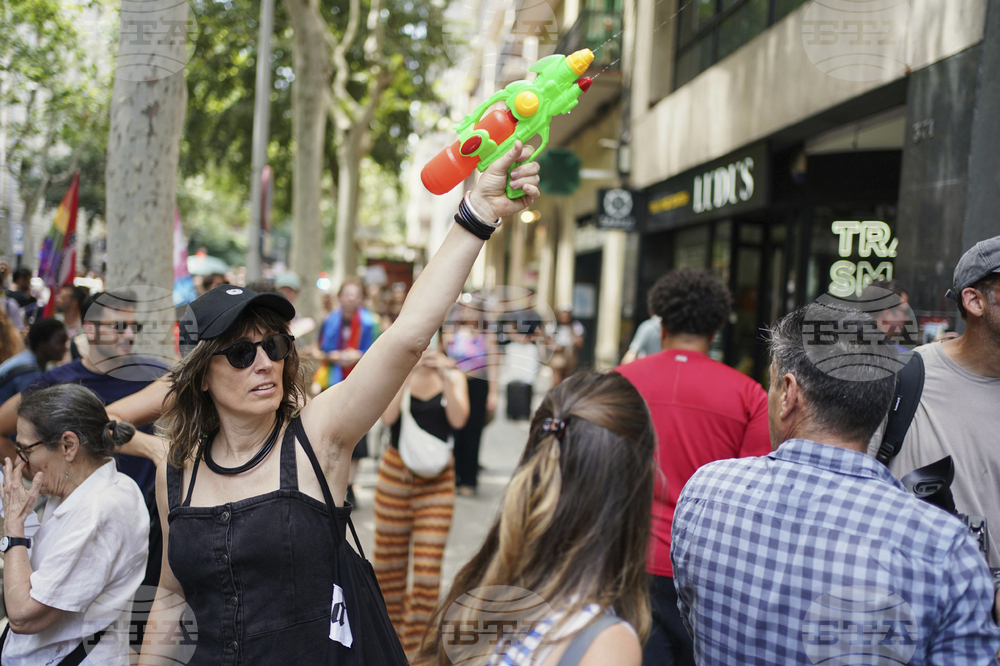 Spain Overtourism Protest