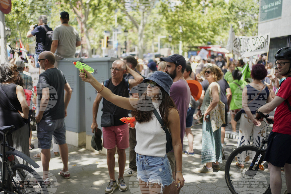 Spain Overtourism Protest