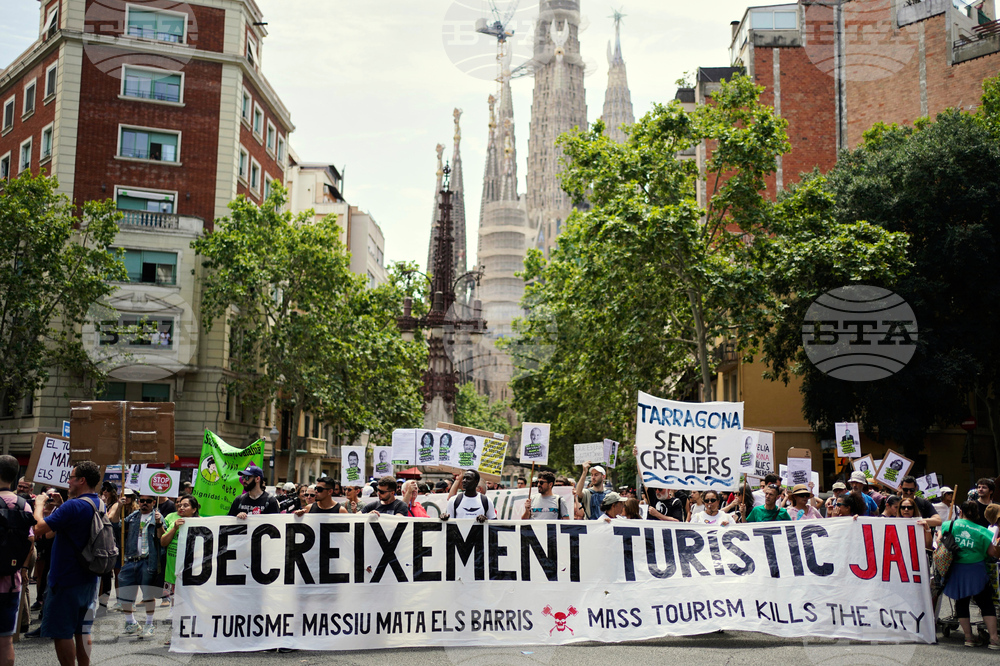 Spain Overtourism Protest
