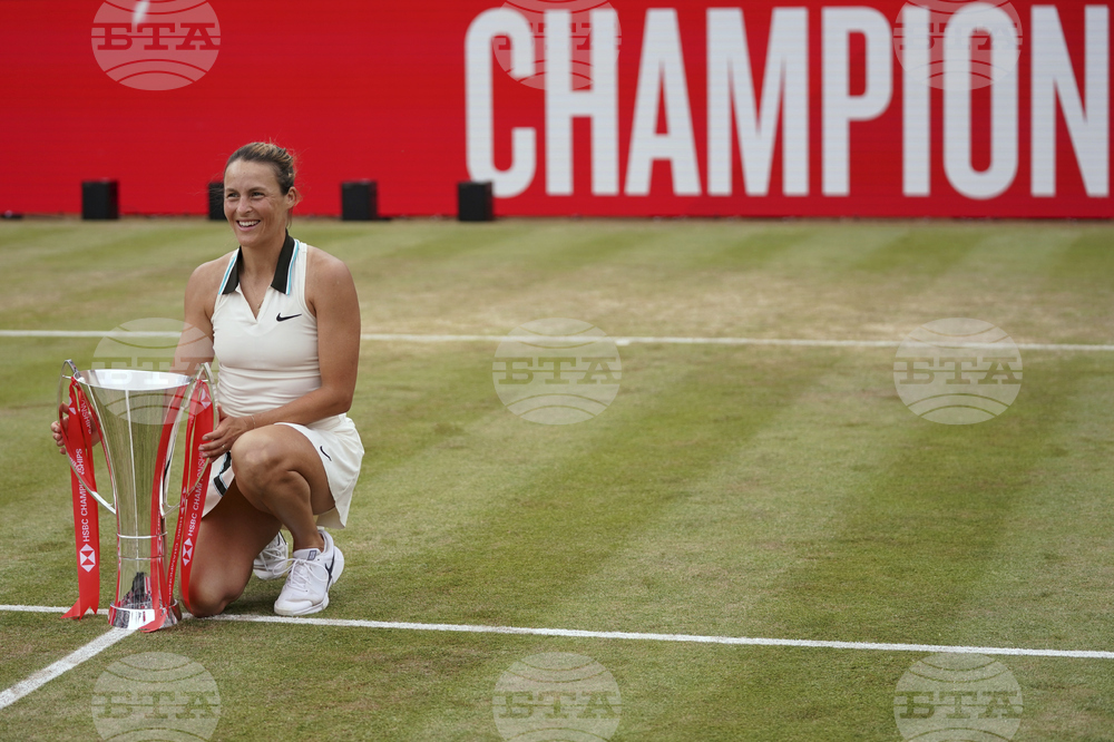 APTOPIX Britain Queens Club Tennis