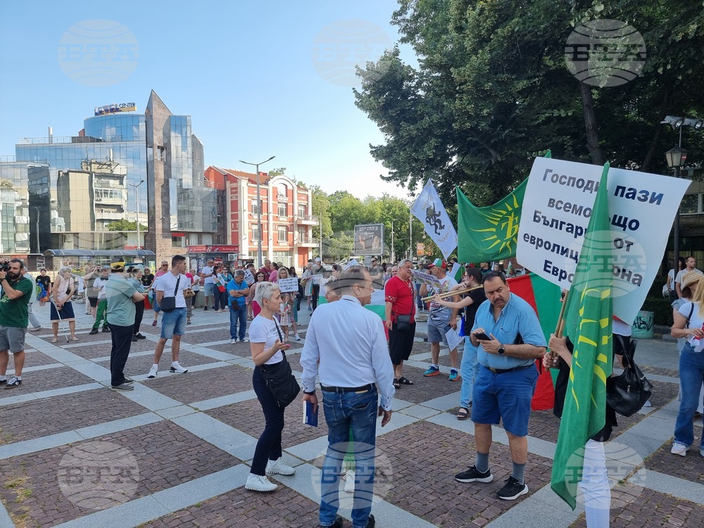 Пловдив - протест - евро