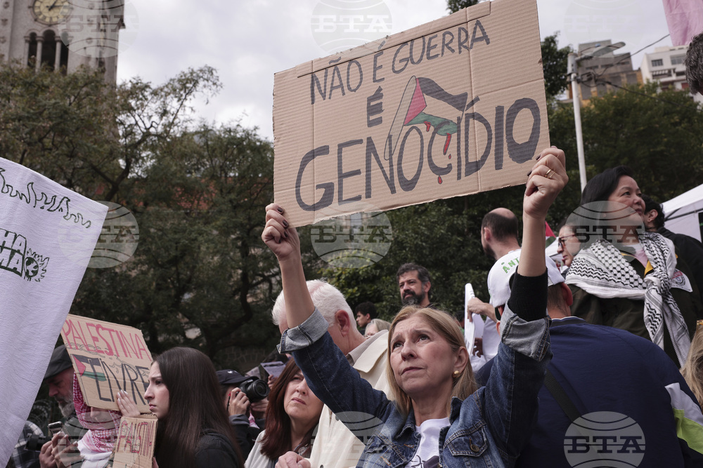 Brazil Israel Palestinians Protest