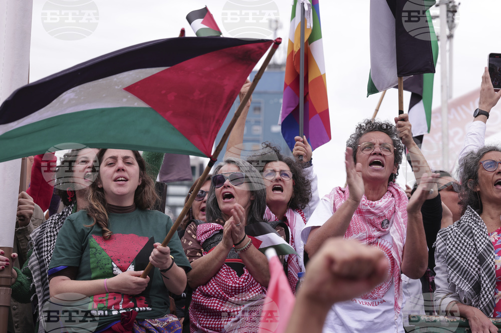 Brazil Israel Palestinians Protest