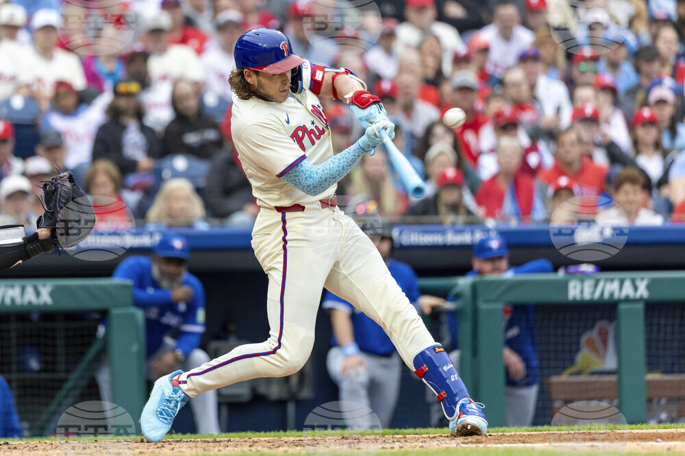 Blue Jays Phillies Baseball