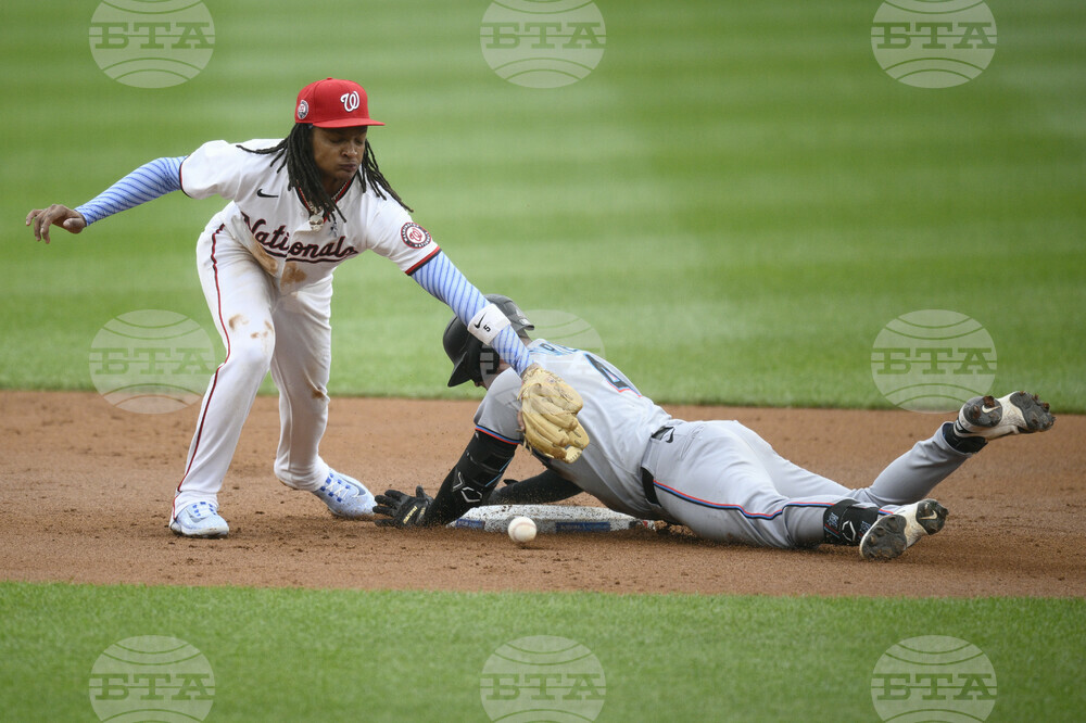 Marlins Nationals Baseball
