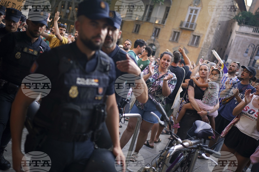 Spain Overtourism Protest