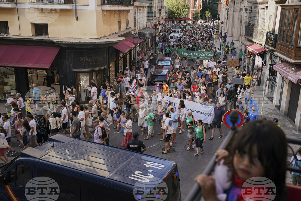 Spain Overtourism Protest