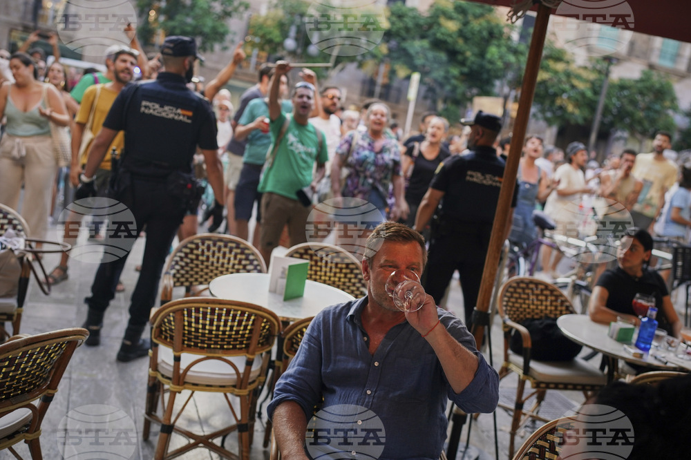 Spain Overtourism Protest