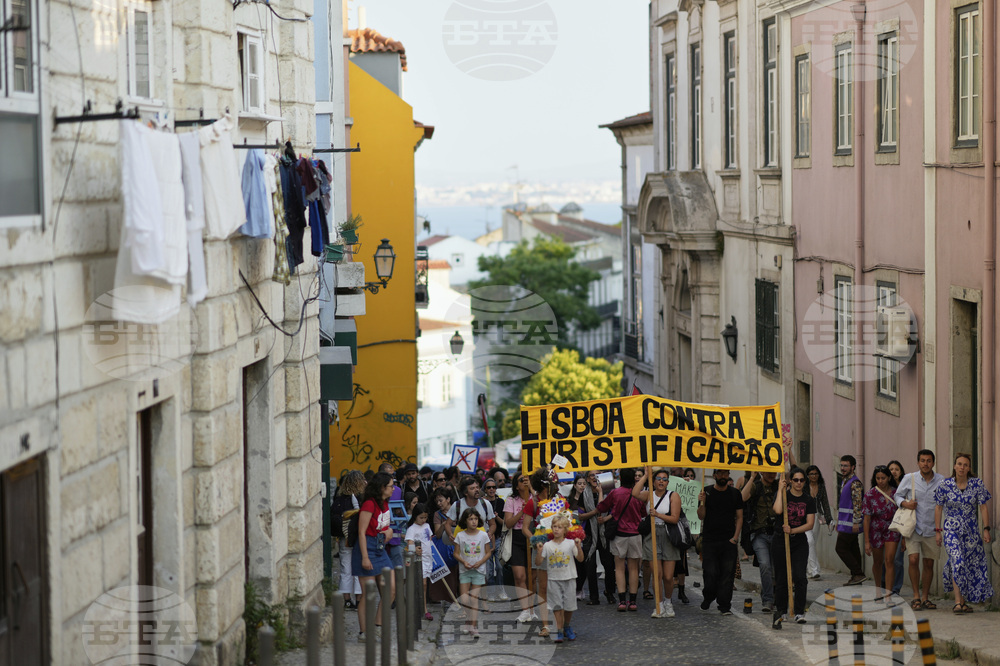 Portugal Overtourism Protest