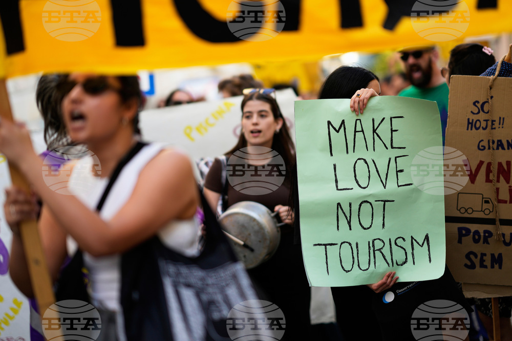 Portugal Overtourism Protest