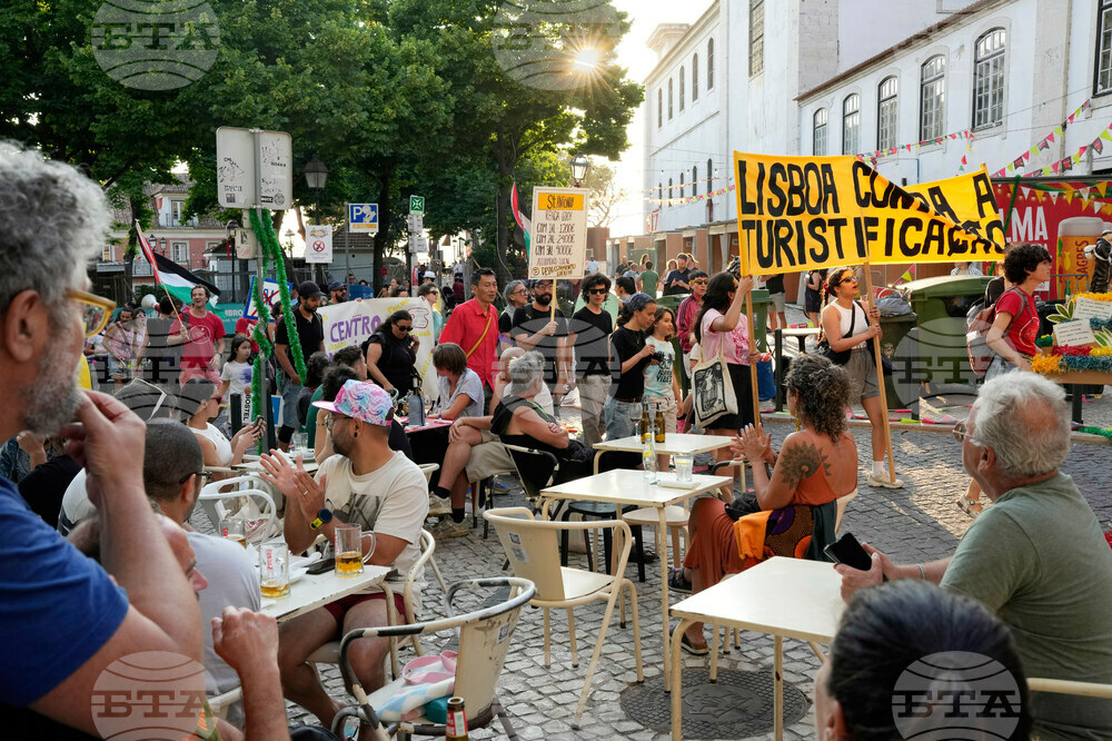 Portugal Overtourism Protest