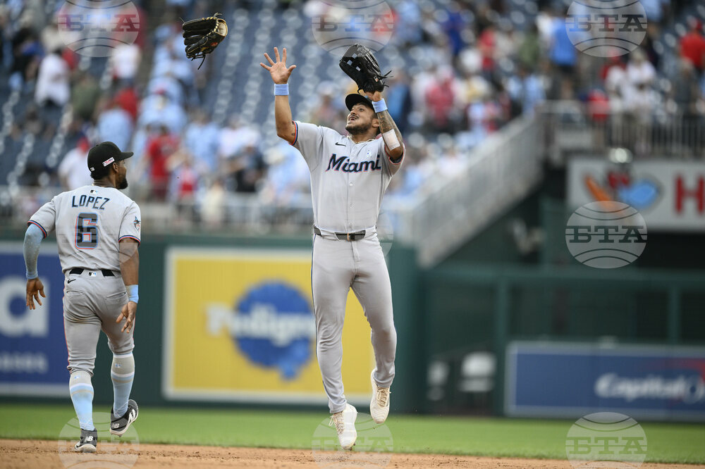 Marlins Nationals Baseball