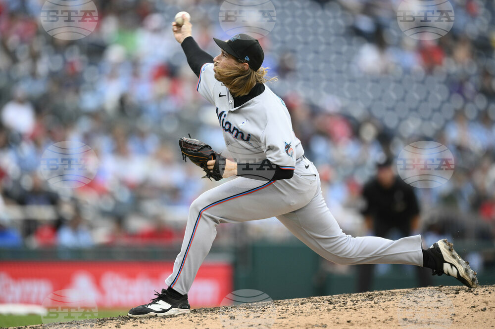 Marlins Nationals Baseball