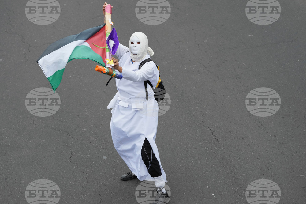 Ecuador Israel Palestinians Protest