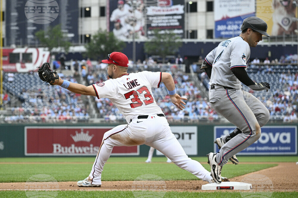 Marlins Nationals Baseball