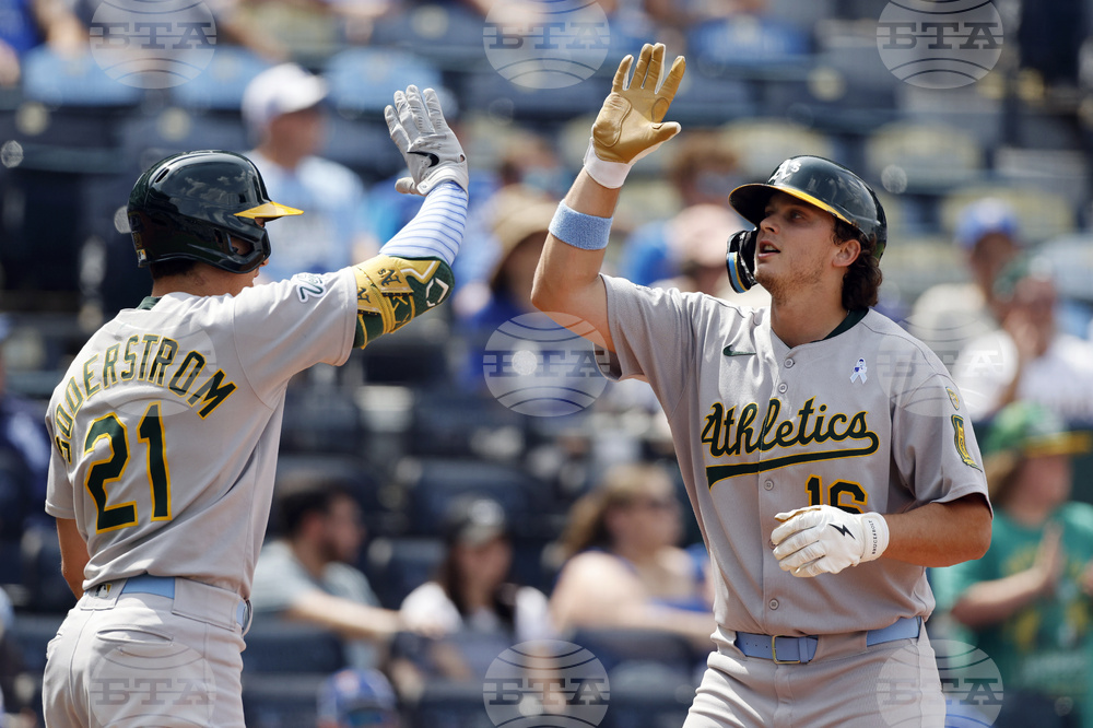 Athletics Royals Baseball