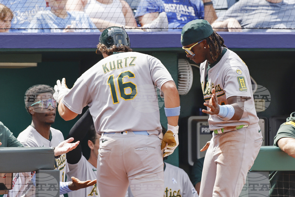 Athletics Royals Baseball