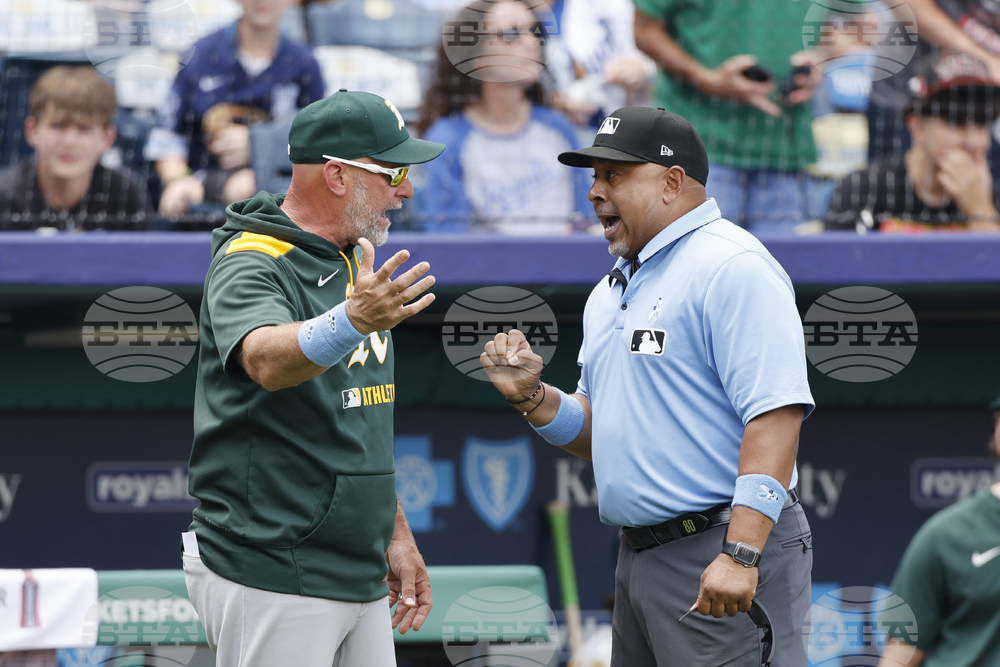Athletics Royals Baseball