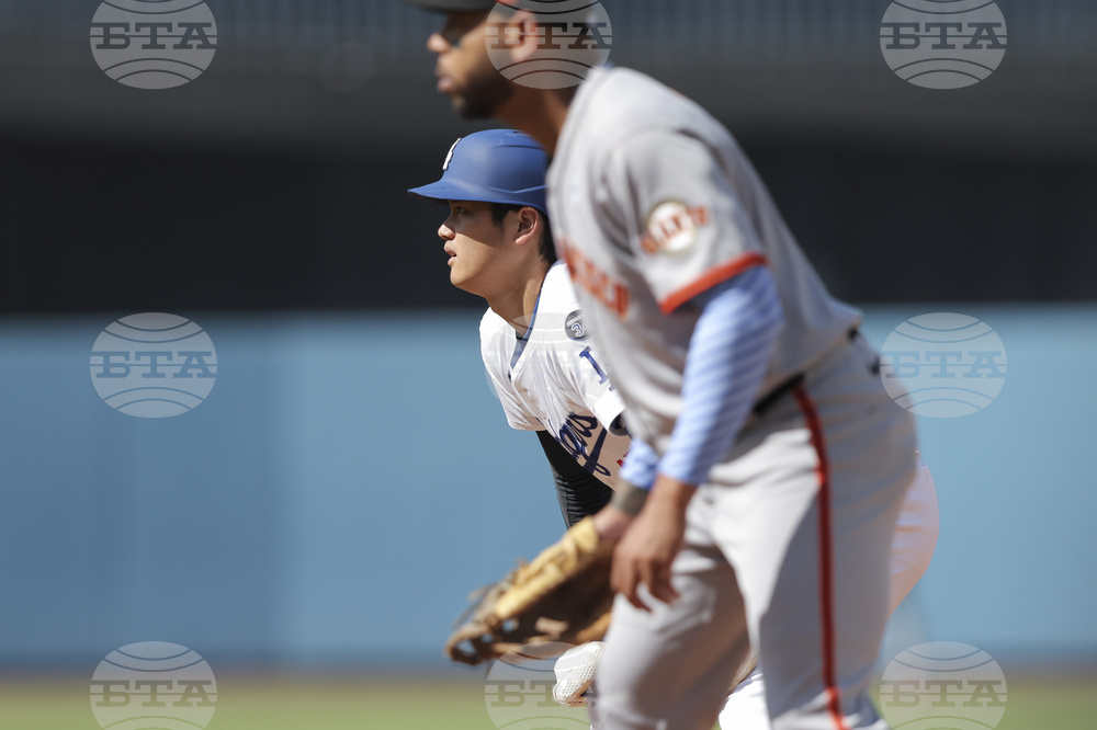 Giants Dodgers Baseball
