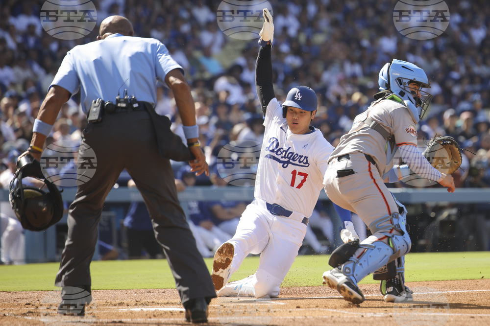 Giants Dodgers Baseball