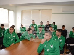 Кметът Илко Стоянов проведе среща с мъжкия отбор на „Пирин“