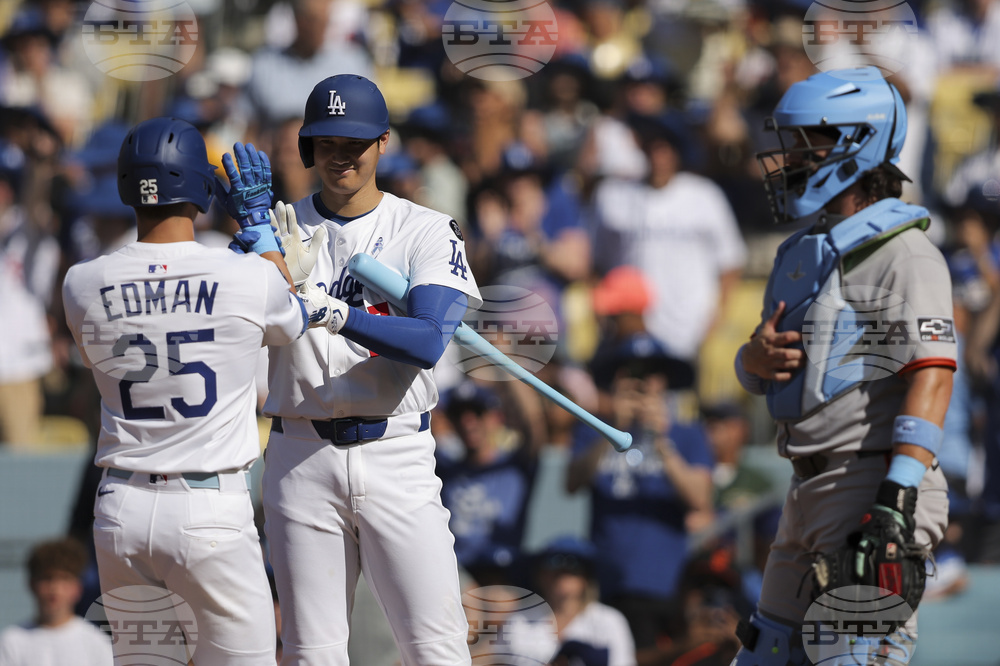 Giants Dodgers Baseball