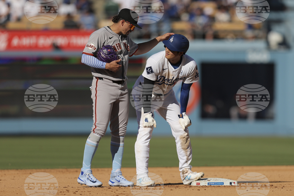 Giants Dodgers Baseball