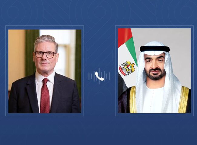 УАМ: Президентът на ОАЕ и британският премиер обсъдиха по телефона събитията в Близкия изток