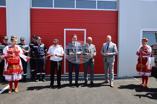В Симитли беше открита новоизградена база на пожарната служба 