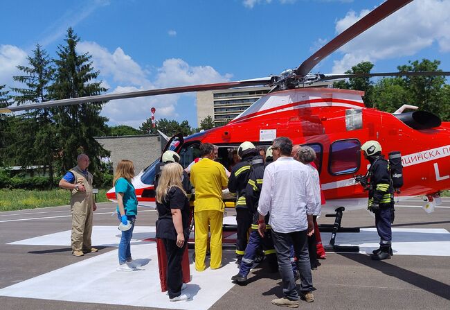 „МБАЛ – Шумен” АД: Въздушна линейка транспортира пациент с дихателни проблеми от болницата в Шумен