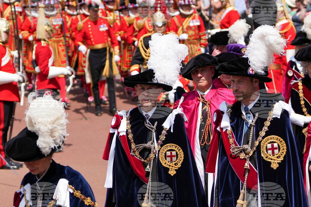 Britain Royals Garter Ceremony