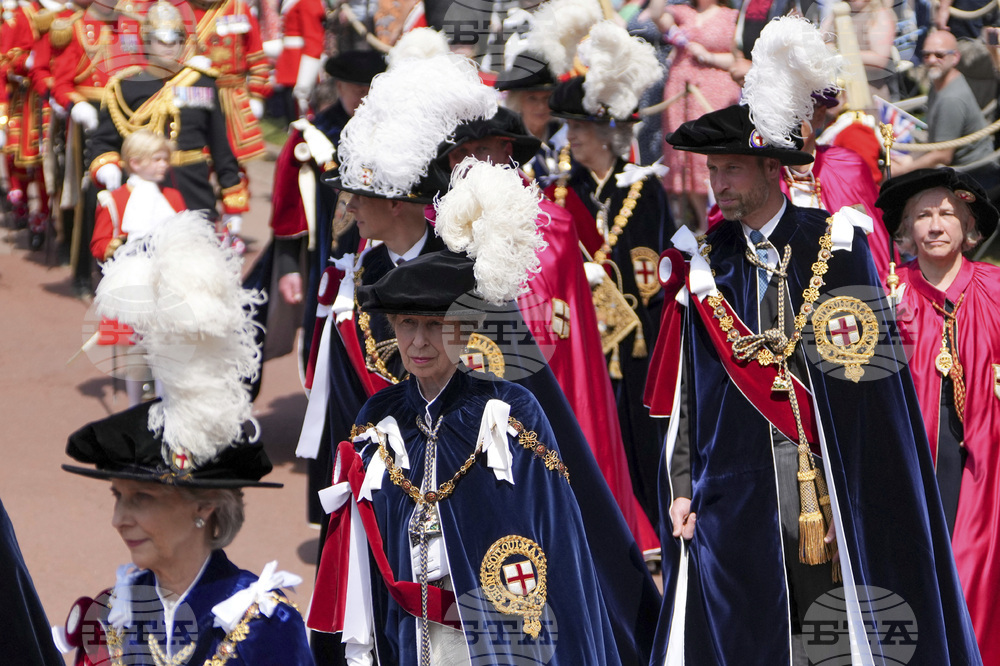 Britain Royals Garter Ceremony