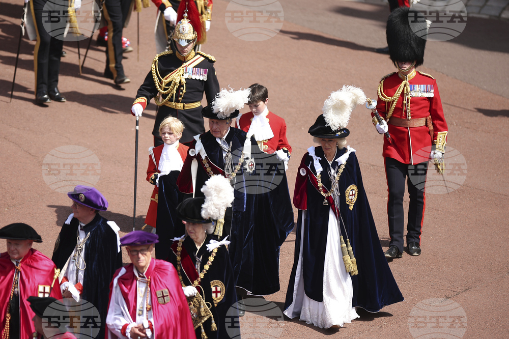 Britain Royals Garter Ceremony