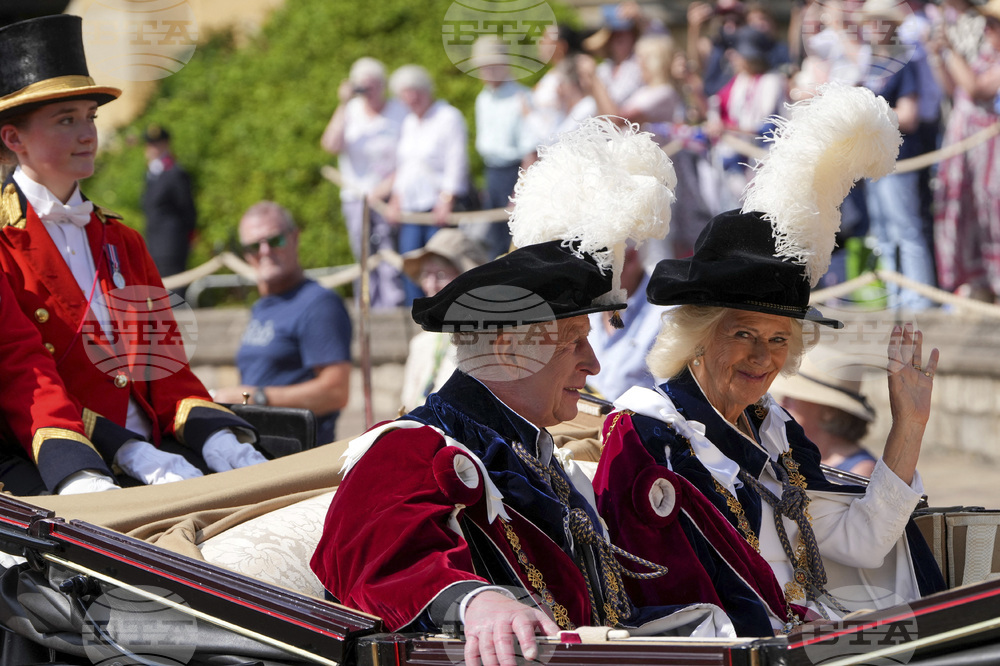 Britain Royals Garter Ceremony
