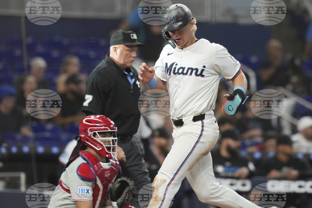 Phillies Marlins Baseball
