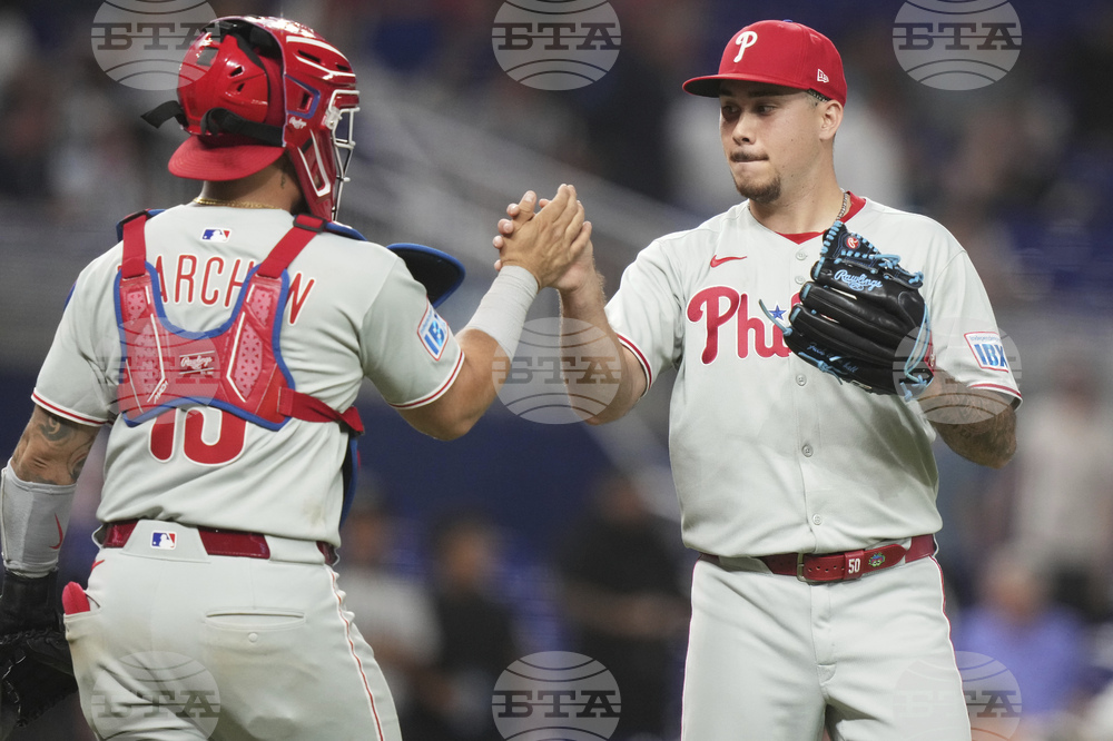 Phillies Marlins Baseball