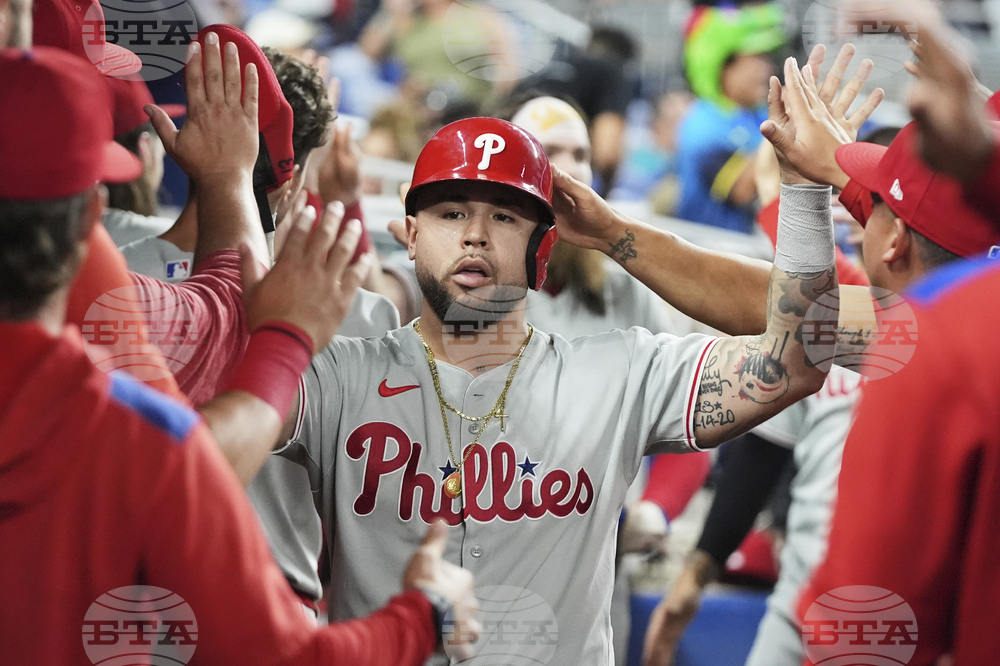 Phillies Marlins Baseball