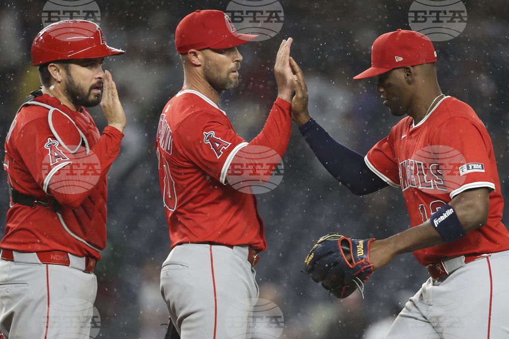 Angels Yankees Baseball