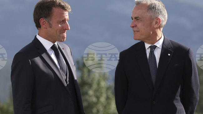 Марк Карни и Макрон обсъдиха конфликтите в Украйна и Газа в кулоарите на Г-20