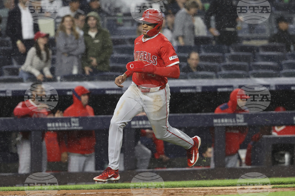 Angels Yankees Baseball