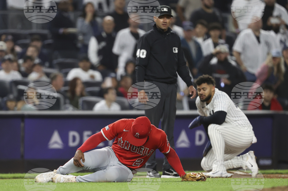 Angels Yankees Baseball