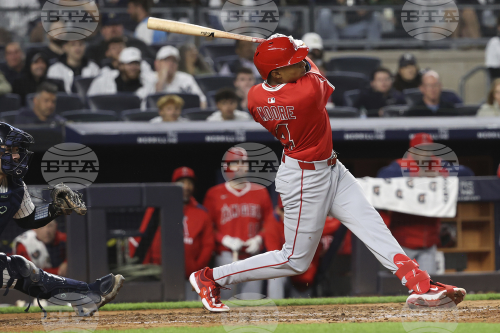 Angels Yankees Baseball
