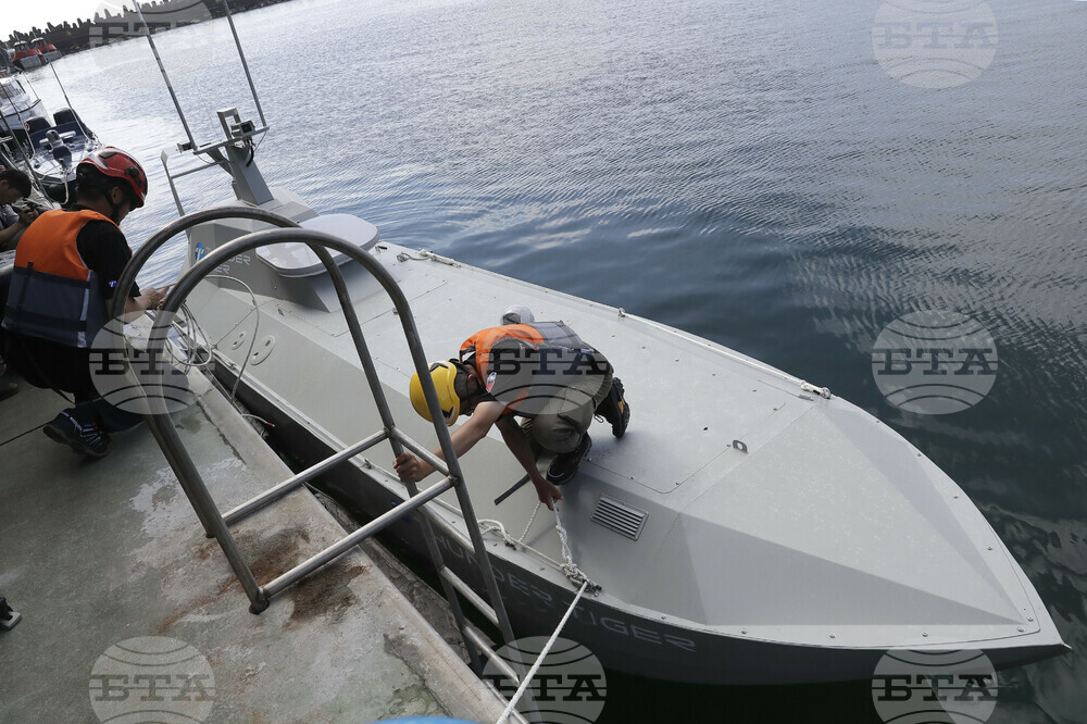 CORRECTION Taiwan Unmanned Surface Vehicle