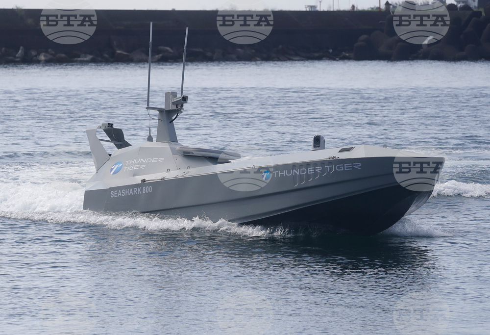 CORRECTION Taiwan Unmanned Surface Vehicle