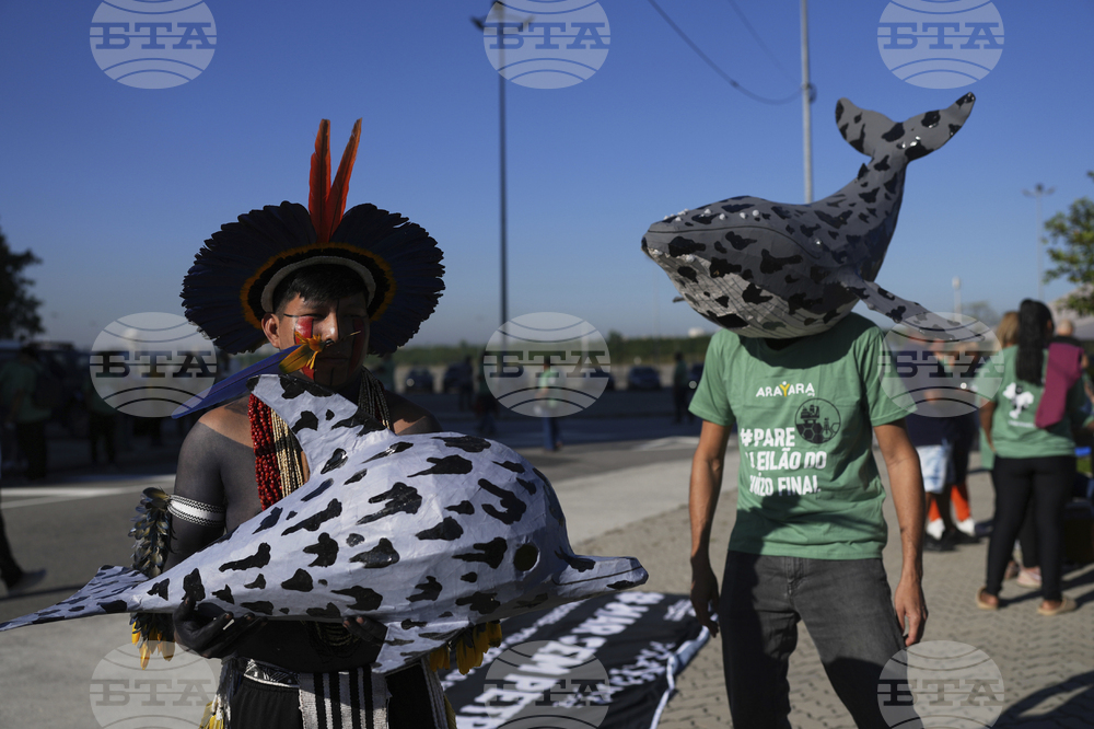 Brazil Amazon Oil Protest