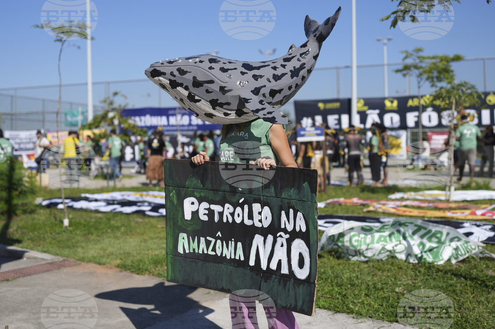 Brazil Amazon Oil Protest