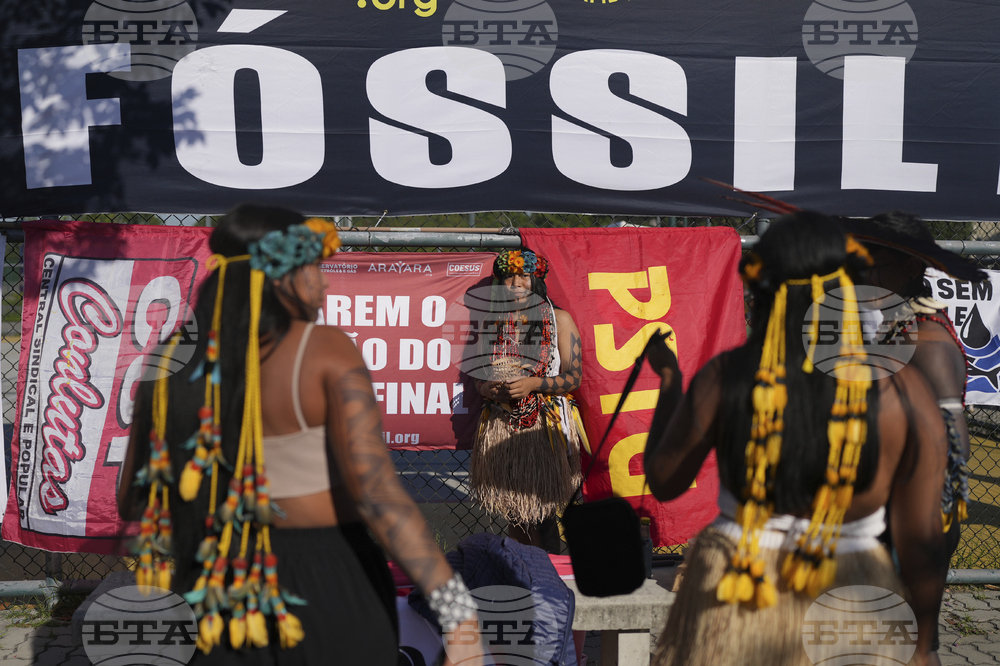 Brazil Amazon Oil Protest