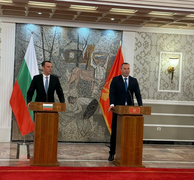 Министерство на младежта и спорта: България и Черна гора подписаха Меморандум за сътрудничество в областта на младежта и спорта