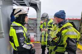 Day 53: Last Group of Bulgarian Polar Еxplorers Boards RSV 421